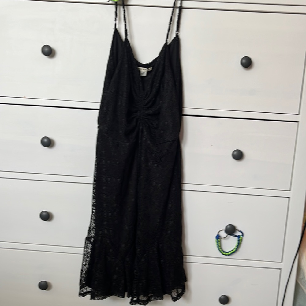 Miami/Francesca’s Black lace lined strappy dress